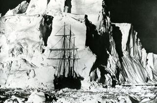 Sir Ernest Shackleton's ship, Endurance, in the Antarctic ice, 1915